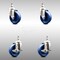 Service Caster 4 Inch 316SS Solid Polyurethane Swivel 12mm Threaded Stem Caster Brake, 2PK SCC-SS316TS20S414-SPUS-M1215-2-TLB-2 - alternate 1